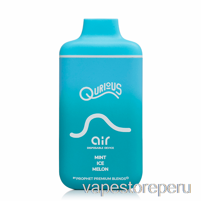 Vape Recargable Qurious Air 6000 Desechable Menta Helado Melón
